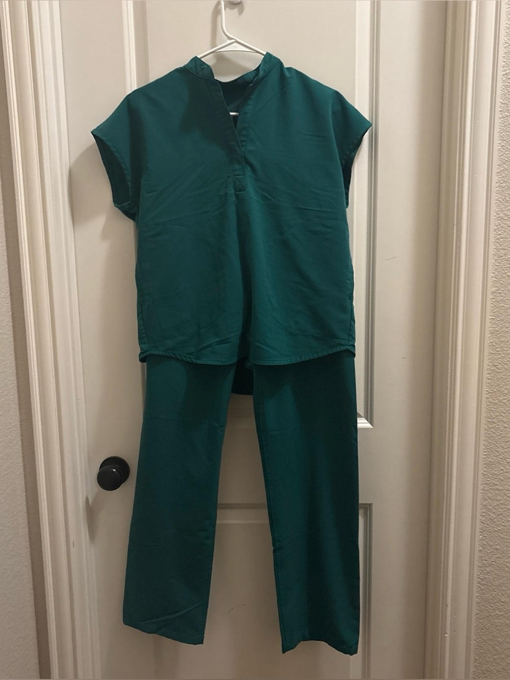 FIGS Womens Scrub Set Forest Green XXS Rafaela Top S Livingston Bottom Nurse